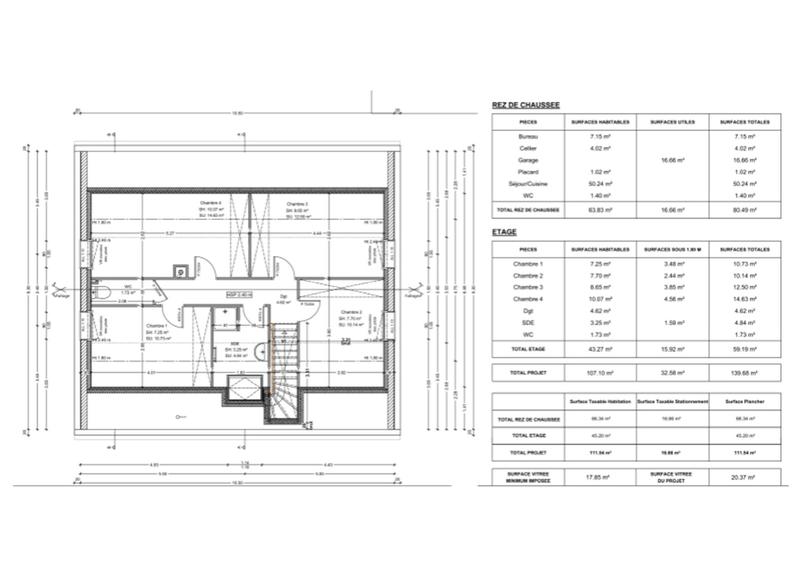 Maison - 110 m² - 4 pièces