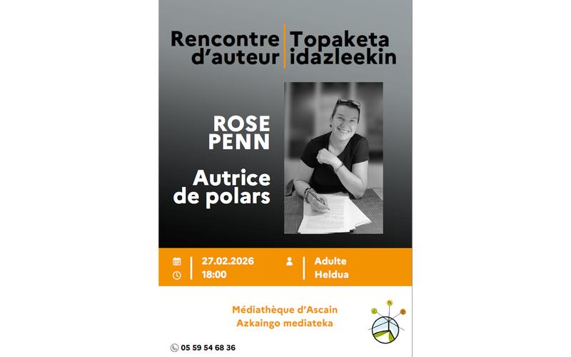 Rencontre d'auteur : Rose Penn