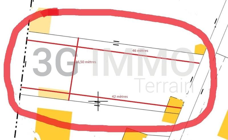 Terrain constructible - 727 m²