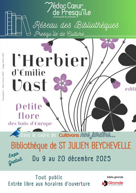 Expo les herbiers d'Emilie Vast la petite flore des bois