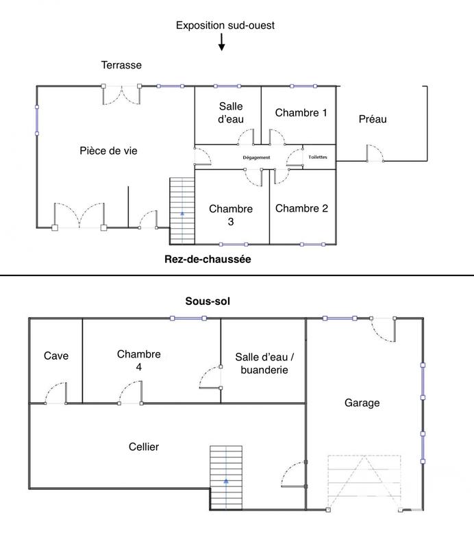 Maison - 106 m² - 4 pièces