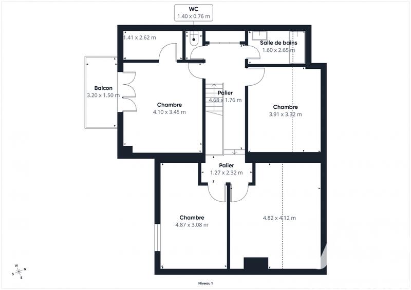 Maison - 140 m² - 8 pièces