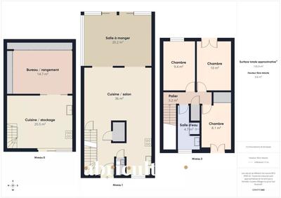 Maison - 100 m² - 6 pièces