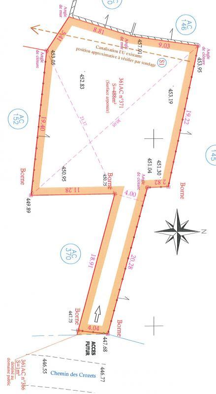 Terrain constructible - 488 m²