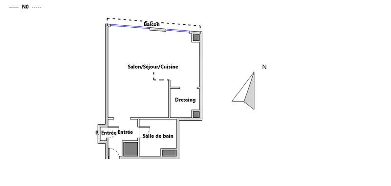 Appartement - 33 m² - 1 pièce