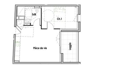 Appartement - 50 m² - 4 pièces