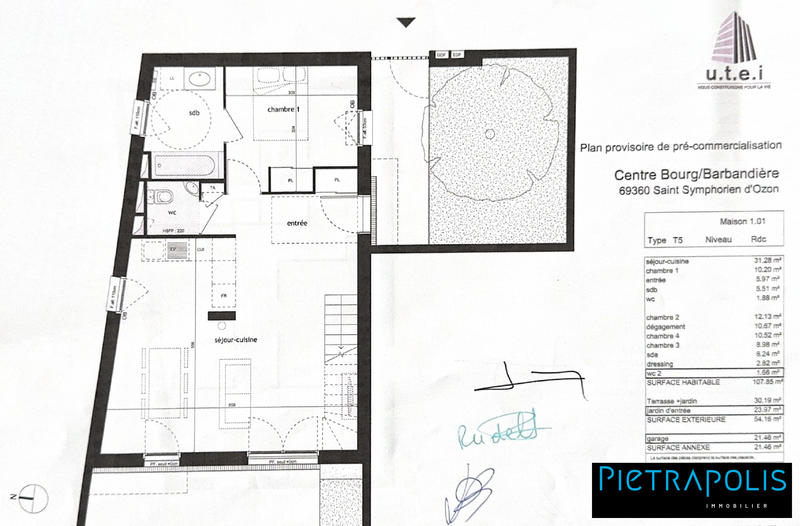 Maison - 108 m² - 5 pièces
