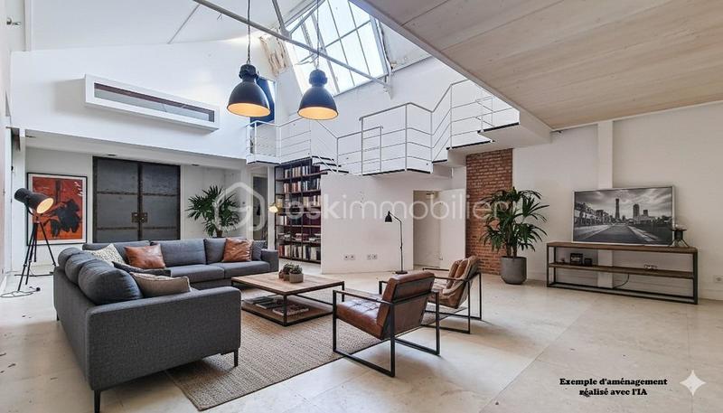Loft - 140 m² - 6 pièces