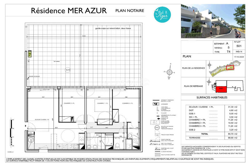 Appartement - 81 m² - 4 pièces