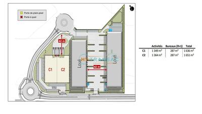 Entrepôt - 1 651 m²