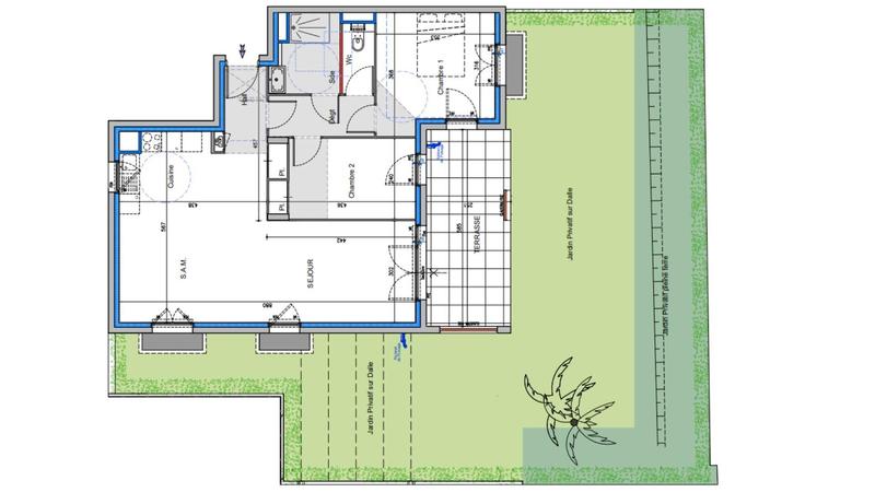 Appartement - 72 m² - 3 pièces