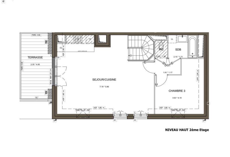 Appartement - 87 m² - 4 pièces