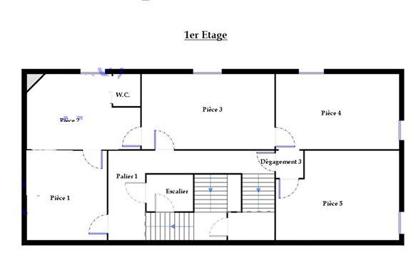 Appartement - 120 m² - 5 pièces