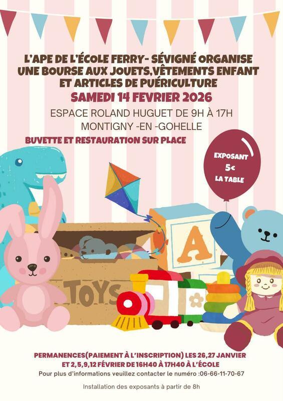 Bourse aux jouets et aux vêtements - vide grenier