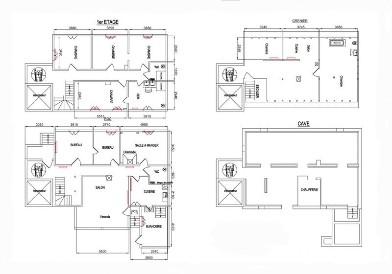 Maison ancienne - 207 m² - 8 pièces