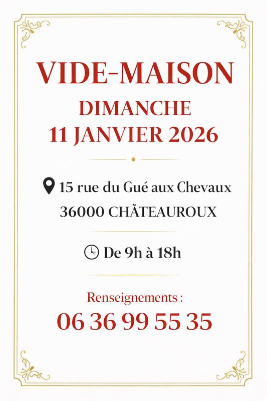 Vide maison