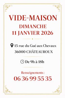 Vide maison
