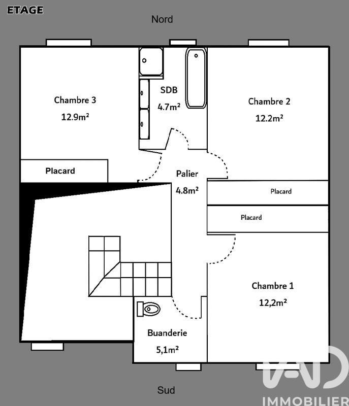 Maison - 115 m² - 4 pièces