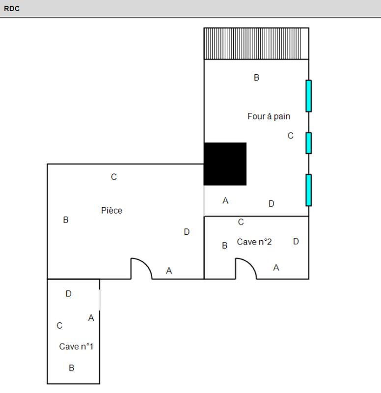 Maison de village - 75 m² - 4 pièces