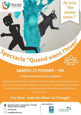 Spectacle “Quand vient l’hiver”