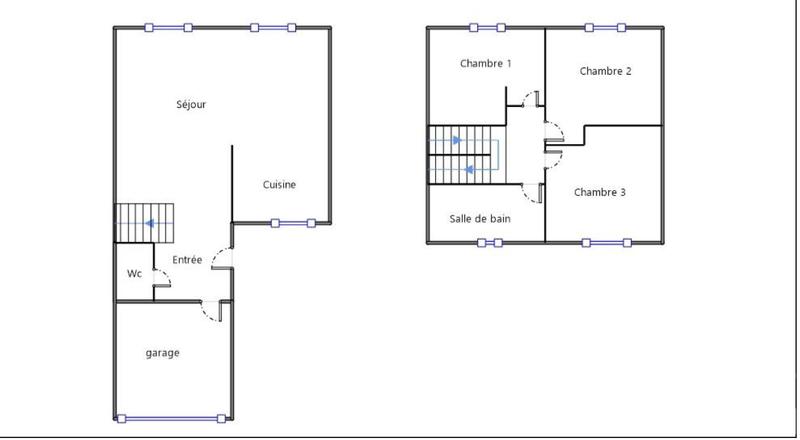 Maison - 82 m² - 4 pièces