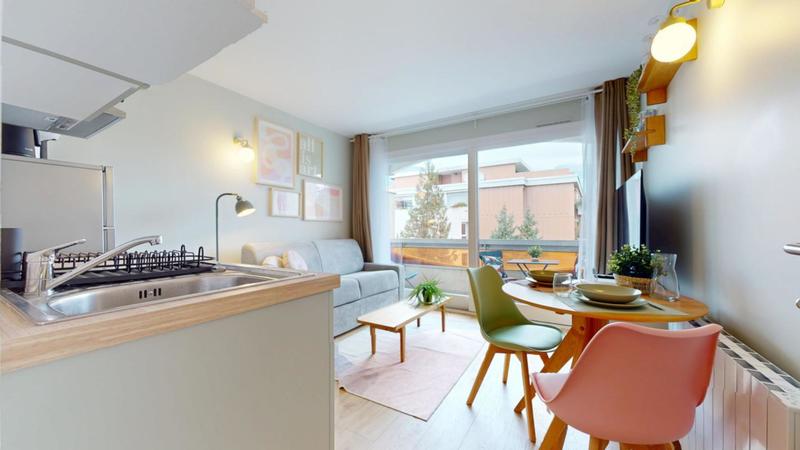 Studio - 19 m² - 2 pièces