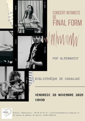 Concert intimiste de Final Form