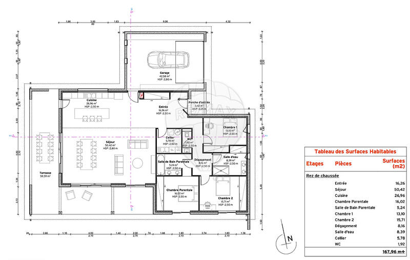 Terrain constructible - 4 000 m²