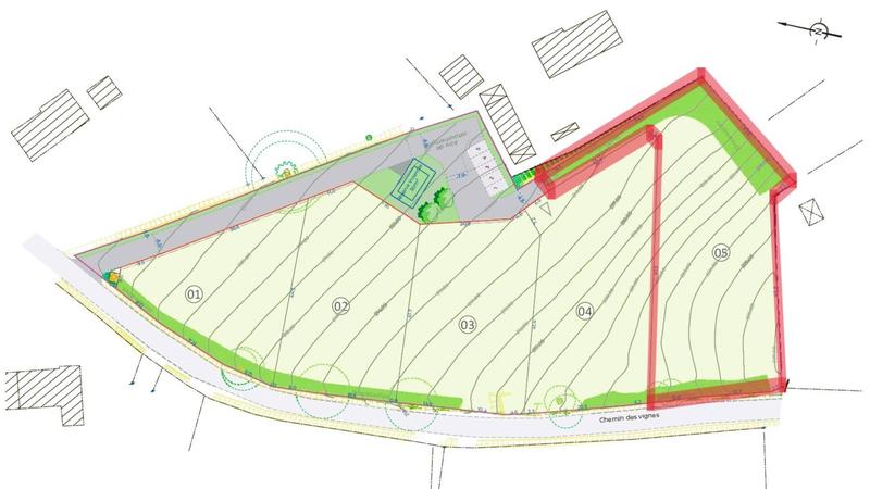 Terrain constructible - 2 029 m²