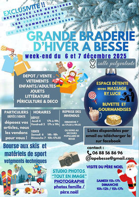 Grande braderie d'hiver