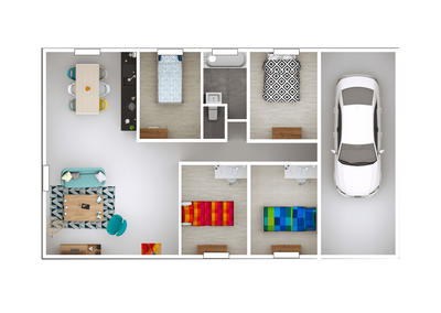 Maison - 101 m² - 5 pièces