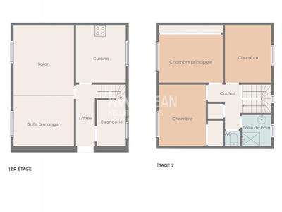 Maison - 79 m² - 6 pièces