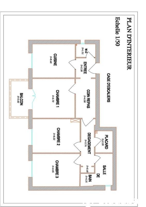 Chambre - 10 m² - 1 pièce