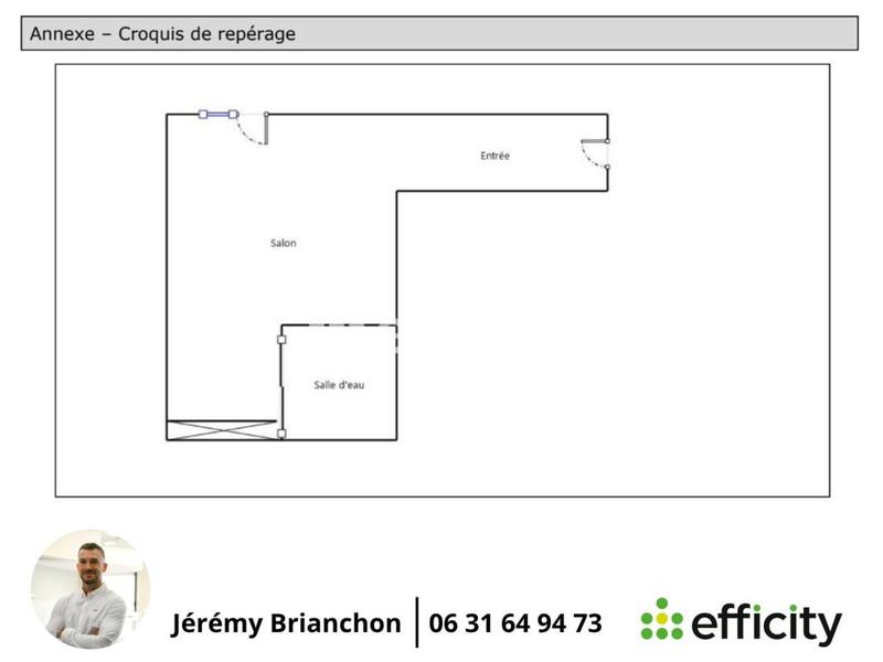 Appartement - 35 m² - 1 pièce