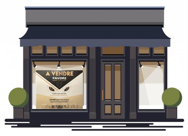 Fonds de commerce - Local commercial - 80 m²