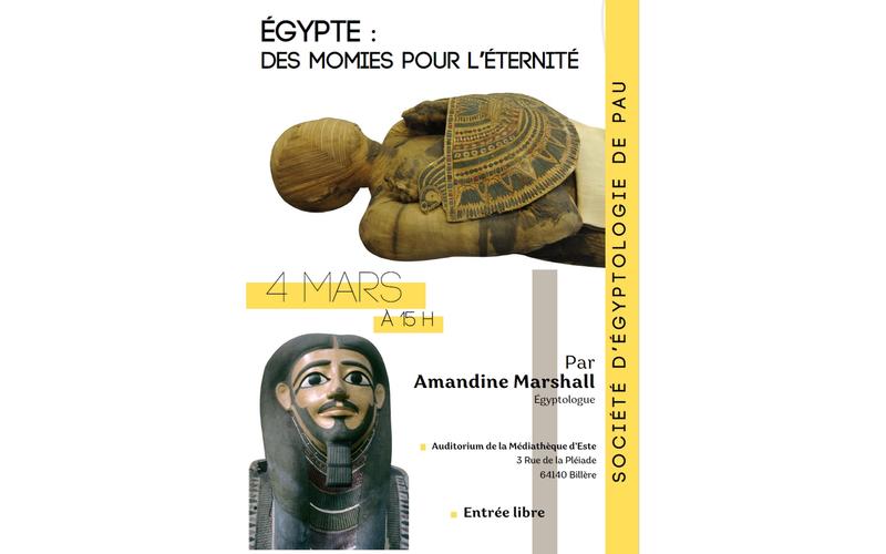Conférence "Egypte: des momies pour l'éternité"
