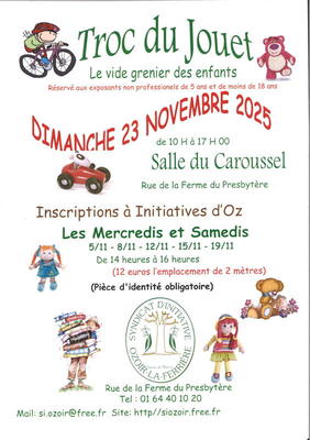 Vide grenier pour les enfants
