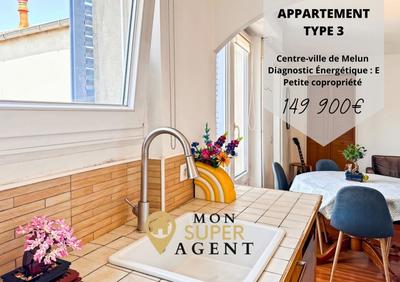 Appartement - 61 m² - 3 pièces