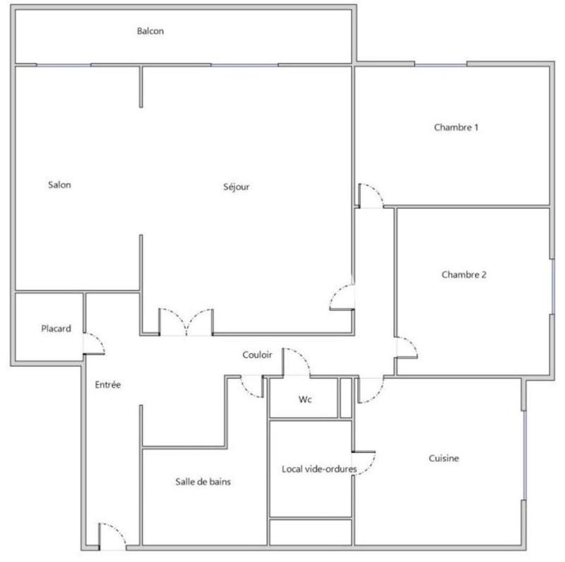 Appartement - 86 m² - 4 pièces