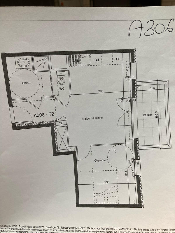 Appartement - 40 m² - 2 pièces