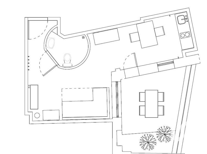 Appartement - 25 m² - 1 pièce