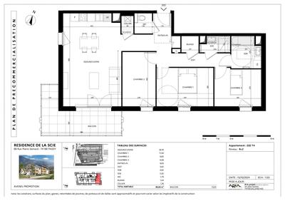 Appartement - 85 m² - 4 pièces