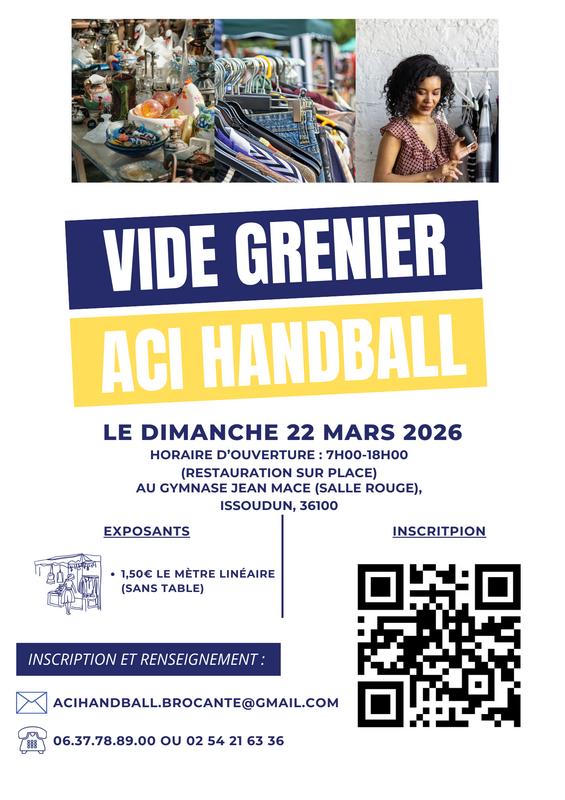 Vide grenier de l'aci handball