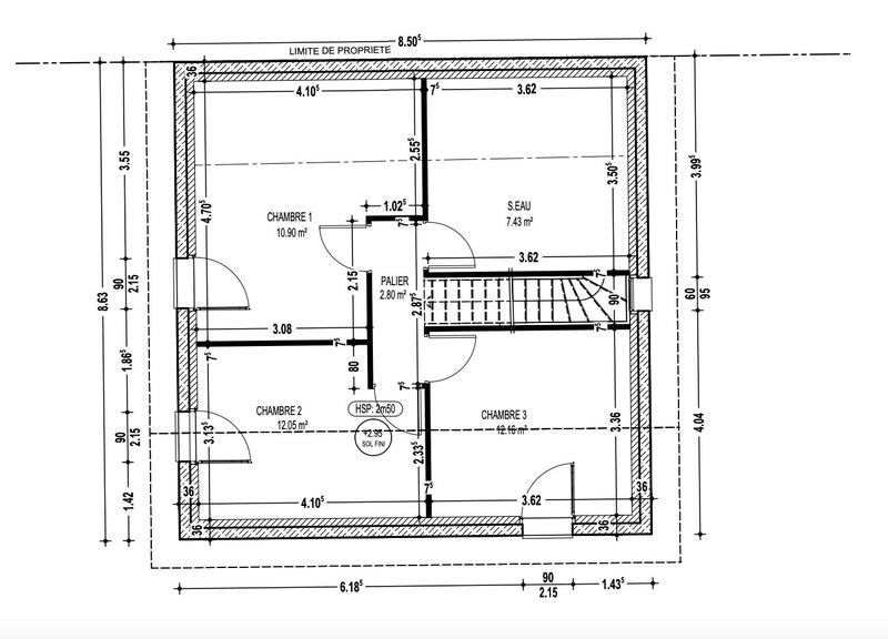 Maison - 96 m² - 4 pièces