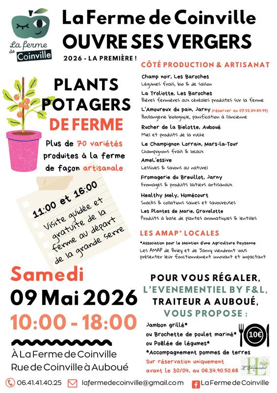 Visite de la ferme de Coinville