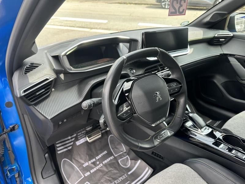 Peugeot 208 E-208 Gt Pack Toit Panoramique Bleu Vertigo