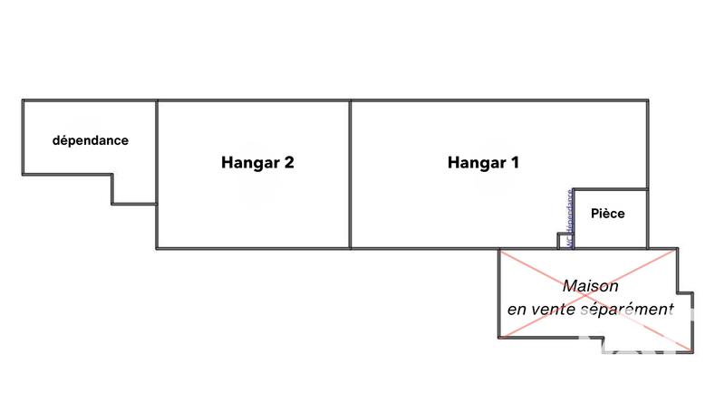 Maison - 350 m² - 2 pièces