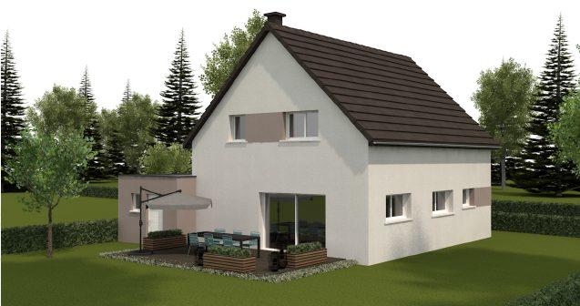 Maison - 95 m² - 4 pièces