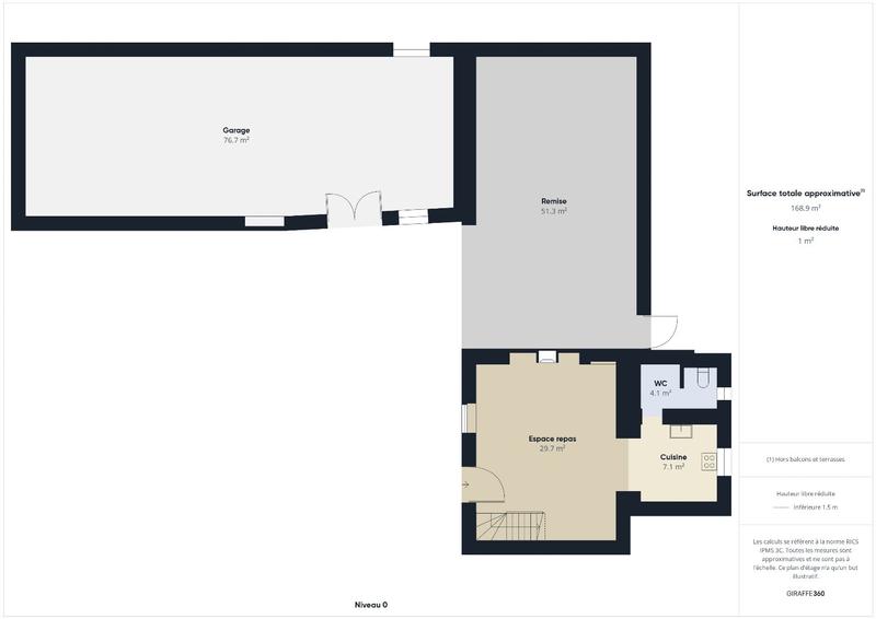 Corps de ferme - 113 m² - 3 pièces