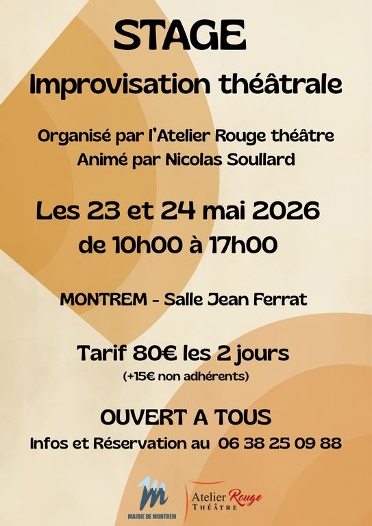 Stage d'improvisation théâtrale